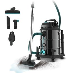 Aspiradora de tambor Cecotec Conga Rockstar Wet & Dry Steel Pro Tool 1600W Blowing System tanque acero inoxidable
