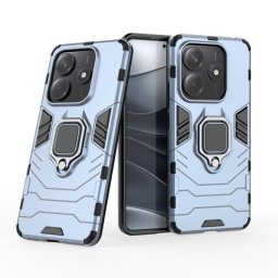 Funda para móvil Max Power Digital Magnética Anillo Silicona Azul Antigolpes para Xiaomi Redmi Note 14 5G