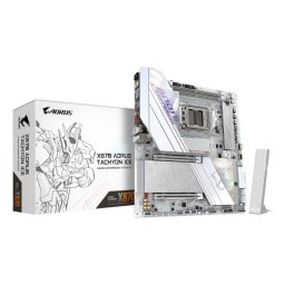 Placa Base Gigabyte X870 AORUS TACHYON ICE X870 Socket AM5 DDR5 E-ATX WiFi 7 LAN 5GbE USB4 M.2 RAID