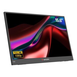 Monitor Verbatim Portable LIGHT 15.6" FullHD 60Hz IPS 10ms HDR FreeSync