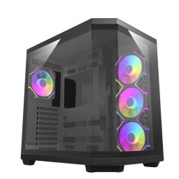 Caja DarkFlash DQX80 Black Full Tower triple cristal 4x ARGB ATX/USB-C