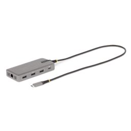 Adaptador multipuerto StarTech USB-C para 3 Monitores 4K 100W triple salida HDMI DP