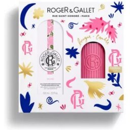 Roger & Gallet Set de regalo de perfume R&G; Rose Eau 100ml + Vela