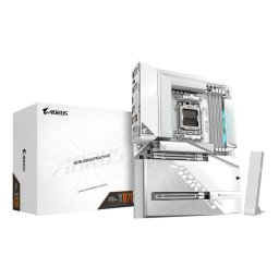 Placa base Gigabyte X870 AORUS Stealth ICE AM5 DDR5 PCIe 5.0 Wi-Fi 7 USB4 LAN 5 GbE
