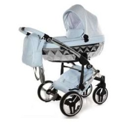 COCHECITO DUO JUNAMA DOLCE AZUL/PLATA