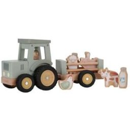 Tractor con Trailer Pequeña Granja Little Dutch LD7149