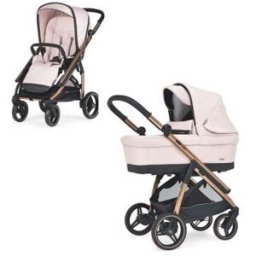Cochecito Bebecar Wei Duo KO339 Color Rosa Chasis fume rosa - negro.