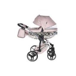COCHECITO DUO JUNAMA FLUO ROSA/PLATA