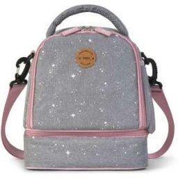 Bolsa térmica Galaxi gris y rosa Ref. 52458 Saro