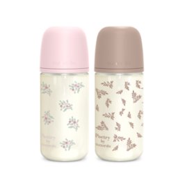 Pack Biberones Vidrio Poetry 240ml de Suavinex