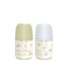 Pack Biberones Vidrio Poetry 120ml de Suavinex