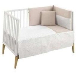 Juego 2 Pcs.Colcha I-V. Cuna 60 Rabbit Beige 60x120x3cm