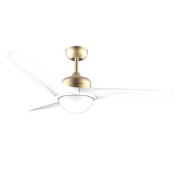 Ventilador de techo Cecotec EnergySilence Aero 560 GoldWhite LED 18W 52" Control remoto