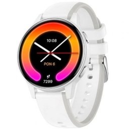 Forever iGo Watch 4 JW-600 Bluetooth 46mm AMOLED Blanco IP67 Pulsómetro Monitor Sueño 7 días