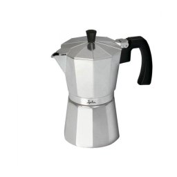 Cafetera italiana Jata CCA 9 tazas aluminio tratamiento antióxido