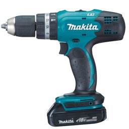 Taladro combinado a batería Li-Ion Makita DHP453RYE3 18V 1,5Ah 3 baterías