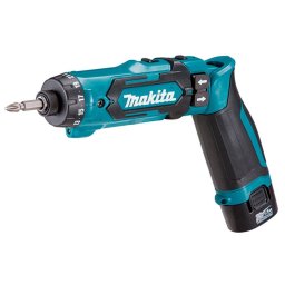 DF012DSE Atornillador recto Makita 7.2V Litio par ajustable y taladro