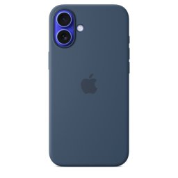 Apple Funda de Silicona con MagSafe Azul Denim para iPhone 16 Plus