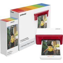 Impresora fotografica Polaroid Hi·Print 4x6 blanca con papel (80 fotos)