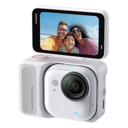 Cámara deportiva Insta360 GO Ultra Standard Kit 4K 60fps 2,5" táctil Blanca