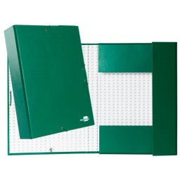 Carpeta proyectos liderpapel folio lomo 70mm carton forrado verde