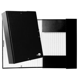 Carpeta proyectos liderpapel folio lomo 70mm carton forrado negra