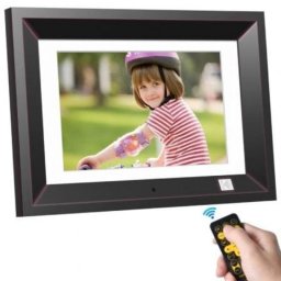 Marco digital Kodak RDPF-1020W pantalla 10" LED negro SD USB reloj calendario