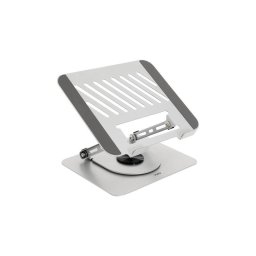 Soporte portátil TooQ PH-DAFNE-S ajustable rotación 360° acero plata