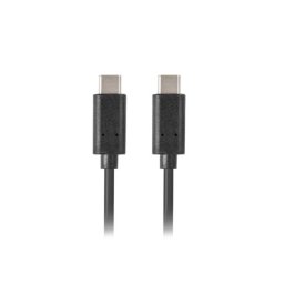 Cable USB Lanberg CA-CMCM-10CU-0018-BK 1,8 m USB C a USB C Negro