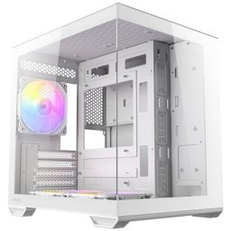 Caja PC Antec CX60M ARGB White Mini Tower ITX Cristal Templado Blanca