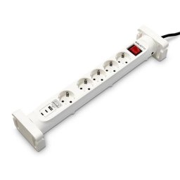 Limitador de tensión Salicru SPS SAFE 5S+ 600J 5 tomas AC USB Tipo F Blanco