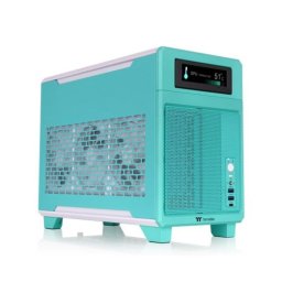 Caja PC Thermaltake TR100 Mini Tower micro ATX Mint Steel 2x USB 3.2