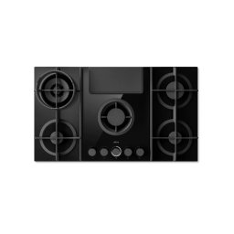 ELICA Campana encimera a gas NIKOLATESLA FLAME BL/A/88. PRF0196341. Negro. 90 cm. 4 zonas. Clase B