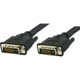 TECHLY ICOC-DVI-8100 - Cable DVI para monitor DVI de 24+1 conectores, enlace doble, 1,8