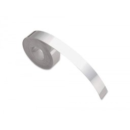 Cinta dymo aluminio con adhesivo 12mm x 3,65mt para rotuladora industrial m1011 caja de 100 unidades