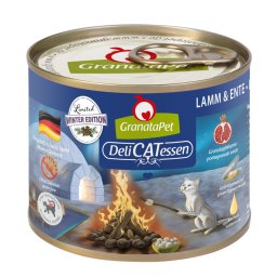 GranataPet DeliCatessen Menú de invierno con venado y ave - Cordero y pato (6 x 200 g)