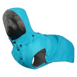 Chubasquero Rukka Stream azul para perros - aprox. 45 cm de longitud de espalda
