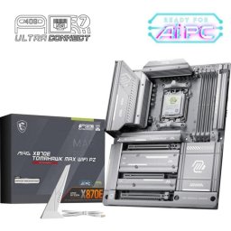 Placa Base MSI MAG X870E TOMAHAWK MAX WIFI PZ AMD X870E AM5 DDR5 ATX Wi-Fi 7 USB4 5G LAN