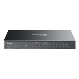 Switch TP-Link Omada ES210GP gestionado 10 puertos Gigabit PoE+ montaje rack DIN rail