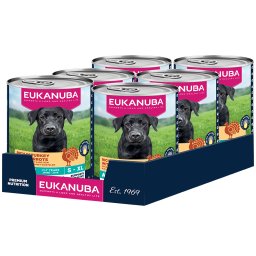 Eukanuba Adult rico en pavo con zanahoria - Pack % - 48 x 400 g