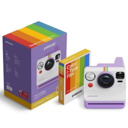 Polaroid Now Gen 3 Cámara Instantánea USB-C Morada + Película Color i-Type de 8 Fotos