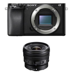 Cámara Mirrorless Sony Alpha a6100 24.2 MP 3x Zoom Óptico Sensor APS-C Kit 10-20 mm 4K WiFi