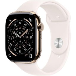 Apple Watch Series 11 GPS + Cellular 46mm Caja de Titanio Oro con Correa Deportiva Rosa Rubor M/L