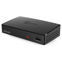 Decodificador TELE System Minion Full HD DVB-T2 Cable 1 Sintonizador Negro