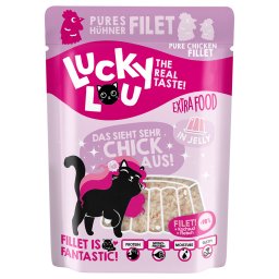 Lucky Lou Extra Food 12 x 70 g - Filete de pollo en gelatina