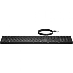 Teclado de membrana HP 320K Layout ES con cable USB y teclas silenciosas