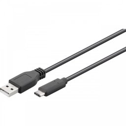 Goobay Cable USB 2.0 a USB-C 1m Negro