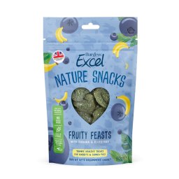 Burgess Excel Nature Snacks Fruity Feasts - Pack % - 3 x 60 g