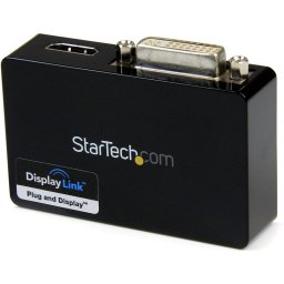 StarTech Adaptador USB-B a HDMI/DVI Negro