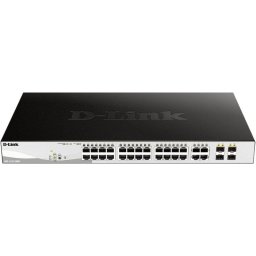 D-Link DGS-1210-28MP/E Switch Gestionado L2 24 Puertos Gigabit PoE + 4 Puertos SFP